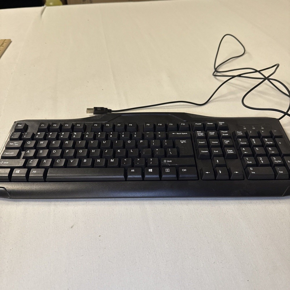 iMicro KB-819EB Wired Keyboard, Tested Works, Computer, Electronics, Typing - Picture 2 of 4